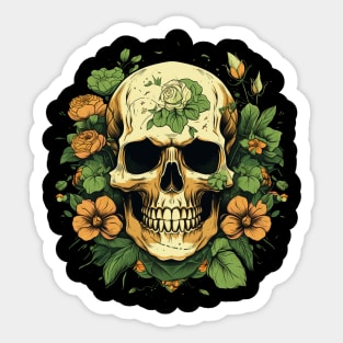 Traditional Skull tattoo Sticker